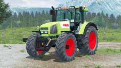 Claas Ares 826 RZ〡ellow verde para Farming Simulator 2013