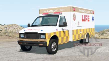 Gavril H-Series Life EMS Ambulance v2.0 para BeamNG Drive