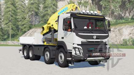 Volvo FMX 500 Day Cab〡Effer 1355 para Farming Simulator 2017