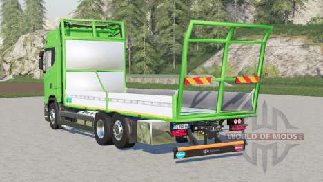 Plataforma 〡 série Scania S para bale v1.3.0.3 para Farming Simulator 2017