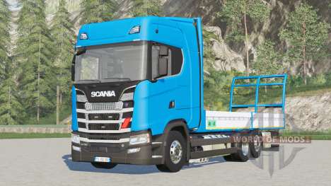 Scania S-series Highline〡platforma para bale v1. para Farming Simulator 2017