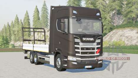 Plataforma 〡 Série Scania S para fardo para Farming Simulator 2017