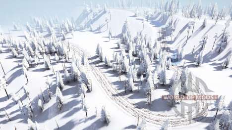 Winter Terrace para Spintires MudRunner