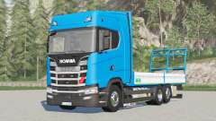 Scania S-series Highline〡platforma para bale v1.3 para Farming Simulator 2017