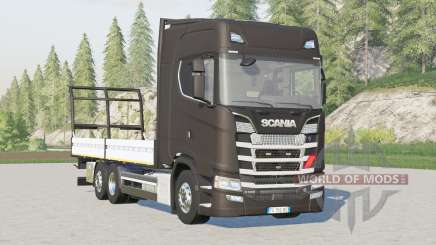 Plataforma 〡 Série Scania S para fardo para Farming Simulator 2017