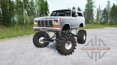 Ford Bronco Ranger XLT 1978〡lifted para Spintires MudRunner