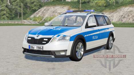 Skoda Octavia Scout (5E) 2017〡Policja para Farming Simulator 2017