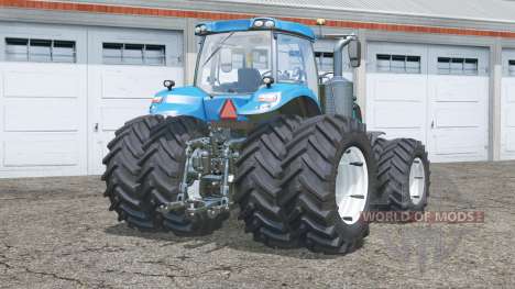 Novo Holland T8.435〡 pneus de duelo para Farming Simulator 2015