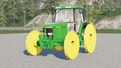 John Deere 6000 rodas 〡iron série para Farming Simulator 2017