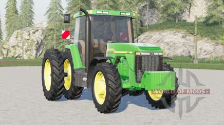 John Deere 8010 série〡tire opções para Farming Simulator 2017