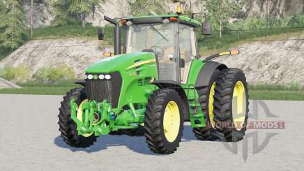 John Deere 7030 série 〡 opções de largura do fender para Farming Simulator 2017