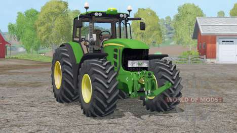 John Deere 7530 Premium〡novas rodas para Farming Simulator 2015