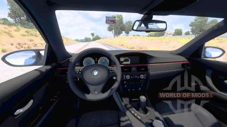 BMW M3 coupe (E92) 2008 v2.0 para American Truck Simulator