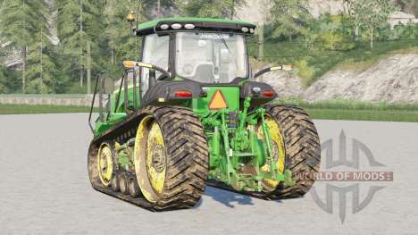 John Deere 8RT série〡nova rodas e texturas para Farming Simulator 2017