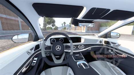 Mercedes-Benz S 400 d Lang AMG Line (V222) v4.0 para American Truck Simulator