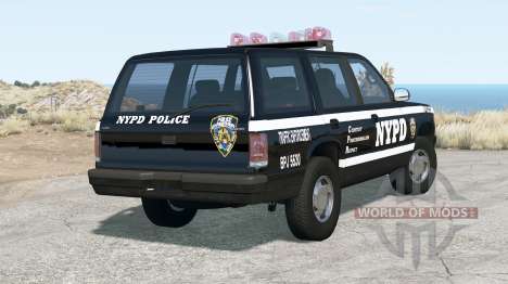 Gavril Roamer NYPD Traffic Enforcement para BeamNG Drive