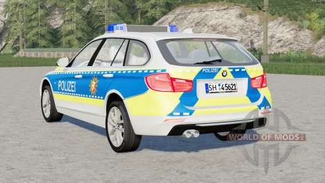 BMW 318d Touring Polizei Schleswig-Holstein para Farming Simulator 2017