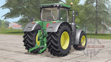 John Deere 8R série 〡 potência do motor alterada para Farming Simulator 2017
