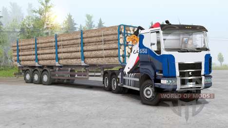 Sisu C600 Timber Truck para Spin Tires