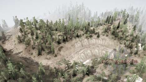 Em estradas montanhosas v1.1 para Spintires MudRunner