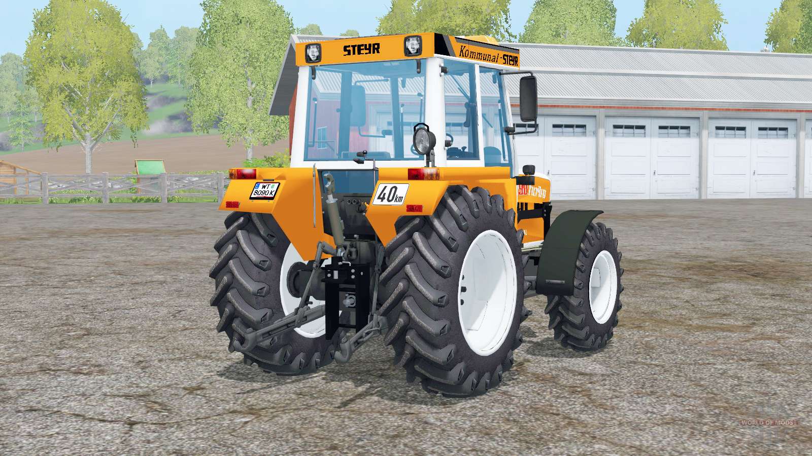 Steyr 8090a Turbo〡municipal Para Farming Simulator 2015 2969