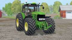 John Deere 7530 Premium〡novas rodas para Farming Simulator 2015