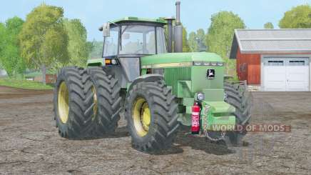 John Deere 4755〡dual rodas traseiras para Farming Simulator 2015