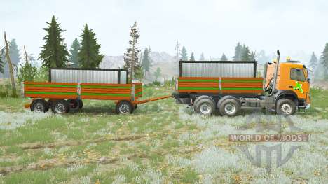 Volvo FMX 500 6x6 tractor Day Cab v2.0 para Spintires MudRunner