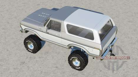 Ford Bronco Custom Wagon (U150) 1978〡lifted para Farming Simulator 2017