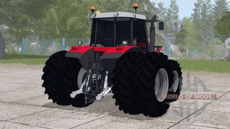 Massey Ferguson 7415〡dual rodas traseiras para Farming Simulator 2017