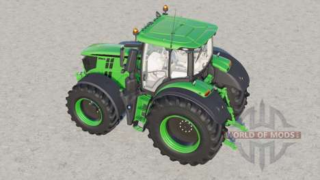 John Deere 6R série〡 rodas com diferentes aros para Farming Simulator 2017