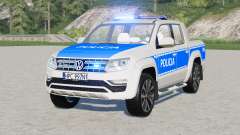 Volkswagen Amarok Double Cab Aventura 2016〡radiowoz policyjny para Farming Simulator 2017