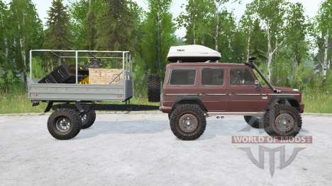 Mercedes-Benz G 65 AMG 4x4 (W463) 2012 para Spintires MudRunner