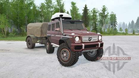 Mercedes-Benz G 65 AMG 4x4 (W463) 2012 para Spintires MudRunner