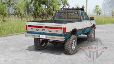 Dodge Power Ram 250 Club Cab 1990 v1.2 para Spin Tires