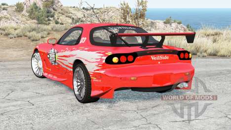 Mazda RX-7 Fast & Furious v1.1 para BeamNG Drive