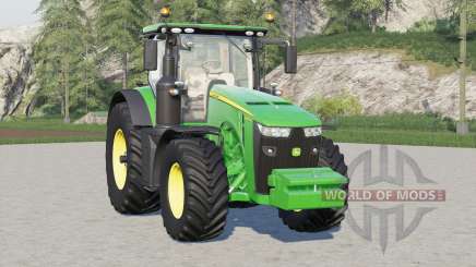 John Deere 8R série〡ro de rodas da marca config para Farming Simulator 2017