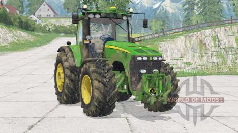 John Deere 8530〡 novo sistema de exaustão dinâmi para Farming Simulator 2015