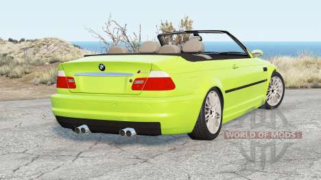 BMW M3 Convertible (E46) 2001 para BeamNG Drive