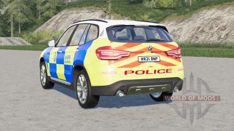 BMW X3 xDrive30d xLine (G01) 2017〡UK Police para Farming Simulator 2017