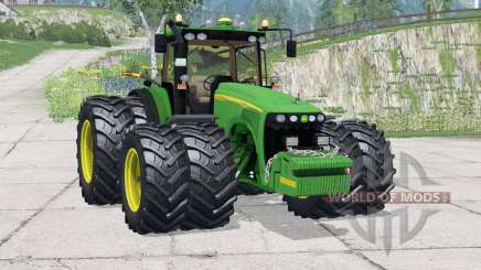 John Deere 8520〡 pneus novos para Farming Simulator 2015