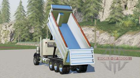 Kenworth T800 Day Cab Dump Truck para Farming Simulator 2017