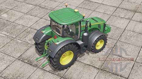 John Deere 8R série〡front hydraulic ou peso para Farming Simulator 2017