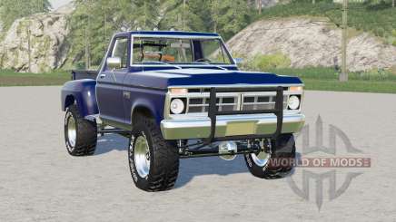 Ford F-150 Cabine Normal Flareside Pickup 1977〡lifted para Farming Simulator 2017