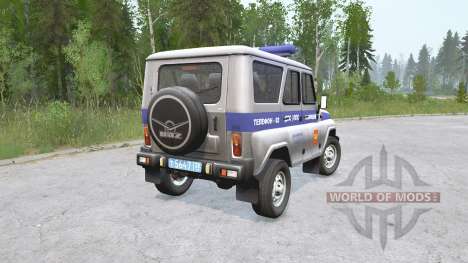 UAZ Hunter Police para Spintires MudRunner