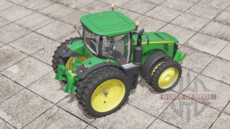 John Deere 8R 〡 opções de pneus americanos para Farming Simulator 2017