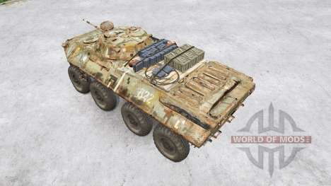 GAZ-5923 (BTR-90) para Spintires MudRunner