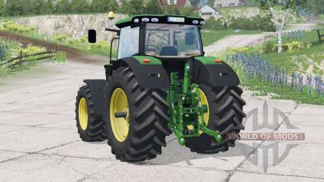 John Deere 6R série〡mirrors ajustáveis para Farming Simulator 2015