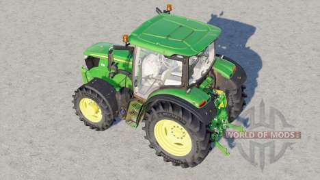 John Deere 6R série〡panoram ou telhado normal para Farming Simulator 2017