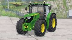 John Deere 6170R〡a-abertura do capô para Farming Simulator 2015